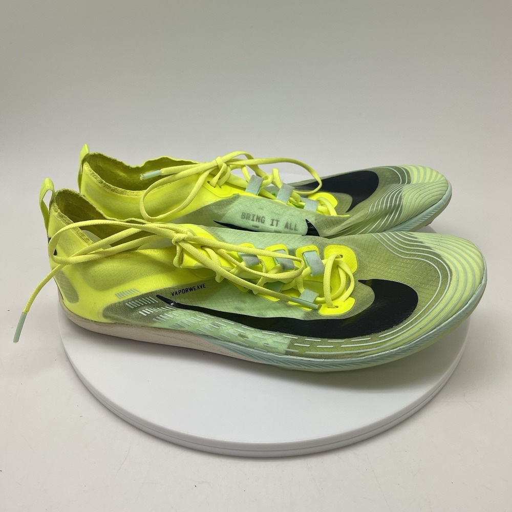 Nike‎ Zoom Victory Waffle 5 Sneakers Mens 10 Yellow Green Shoes AJ0846-702